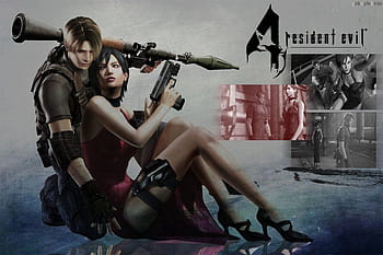 Resident Evil 4 wallpaper: Leon Ashley and Ada