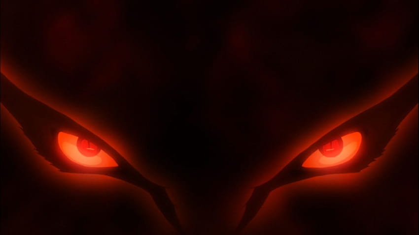 Olhos de Nove Caudas de Naruto papel de parede HD