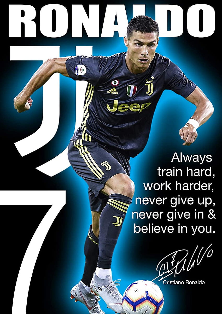 Harte Arbeit Zitate von Cristiano Ronaldo, Ronaldo Motivation HD-Handy-Hintergrundbild