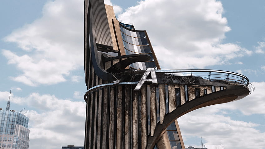 Avengers Tower, stark tower HD wallpaper