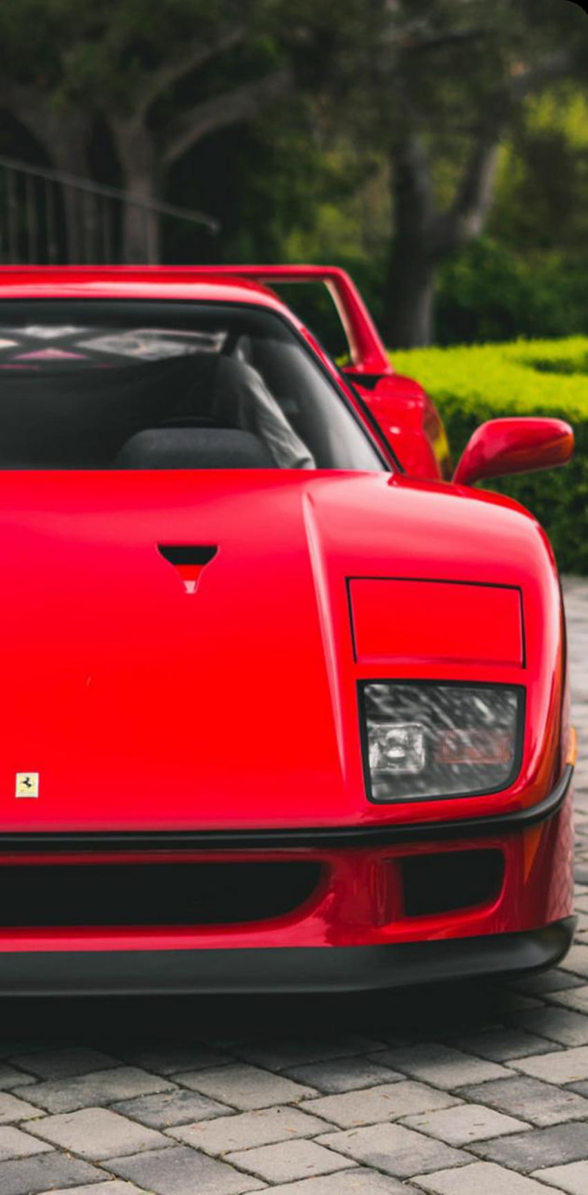 Ferrari clásico de AbdxllahM, ferrari clásico fondo de pantalla del teléfono