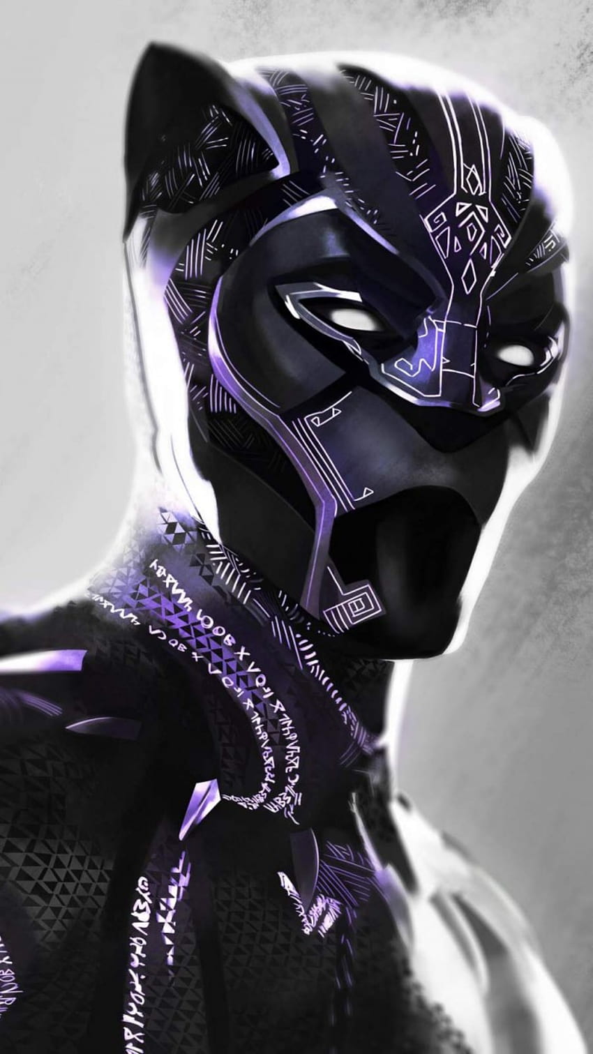 Black Panther Vibranium Suit IPhone – PNG-Vektor, PSD, Clipart, Vorlagen, schwarzer Panther-Anzug HD-Handy-Hintergrundbild