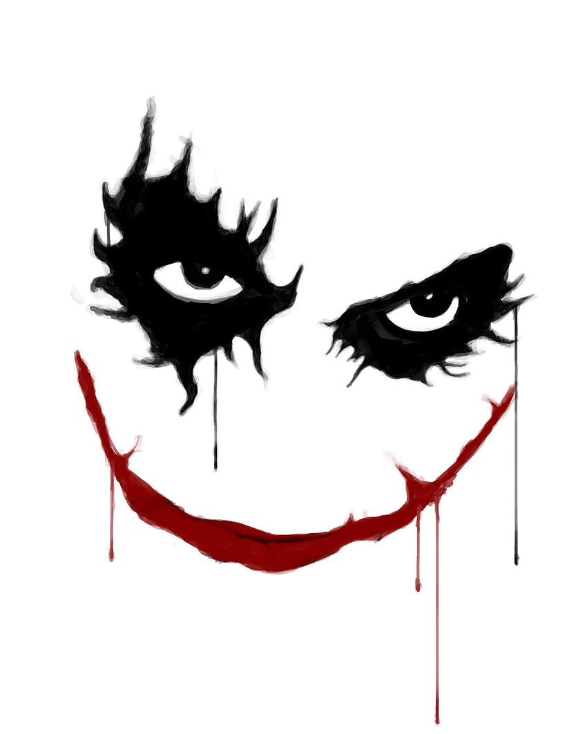 : illustration, Joker, movies, cartoon, sketch 1200x1500, cartoon sketch HD phone wallpaper