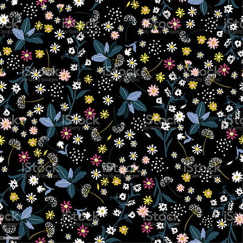 Spring Flowers. Seamless Pattern. Design Element For Fabric, Gift Wrap Or  Wallpaper. Royalty Free SVG, Cliparts, Vectors, and Stock Illustration.  Image 122831818.