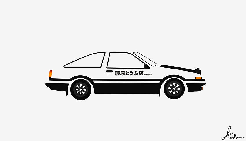 Toyota AE86, ae86 inicial d fondo de pantalla