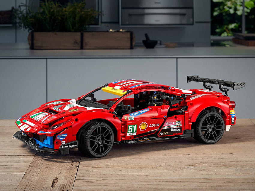Ferrari 488 GTE LEGO Technic Set Announced HD wallpaper