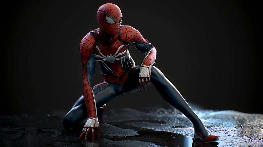 Spiderman PS4 Pro 2018 2018 игри, минималистичен ps4 HD тапет