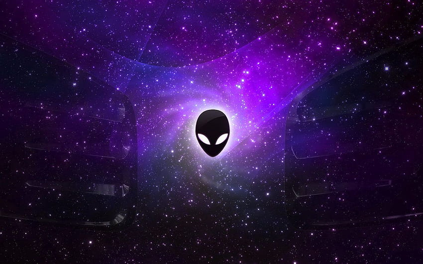 purple alien, alien aesthetic laptop HD wallpaper