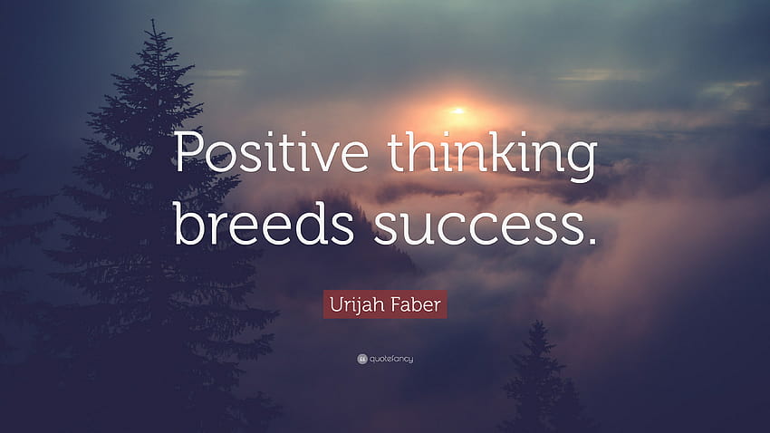 Urijah Faber Quote: “Positive thinking breeds success.” HD wallpaper