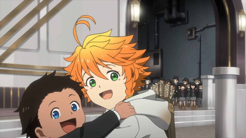 Download Phil's heartwarming smile in The Promised Neverland anime  Wallpaper | Wallpapers.com