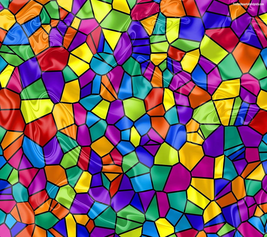 5 Witraż, kolorowe szkło Tapeta HD