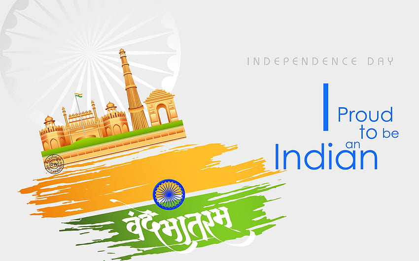 2017년 인도 독립기념일, 인도인이 된 것을 자랑스럽게 생각합니다. HD 월페이퍼
