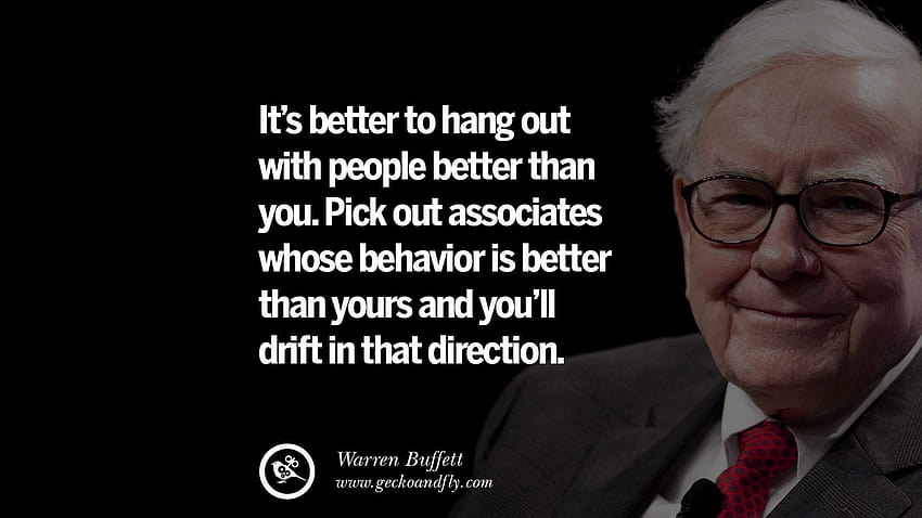 citações de Warren Buffett papel de parede HD