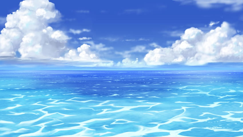 Anime Oceano, anime oceano papel de parede HD
