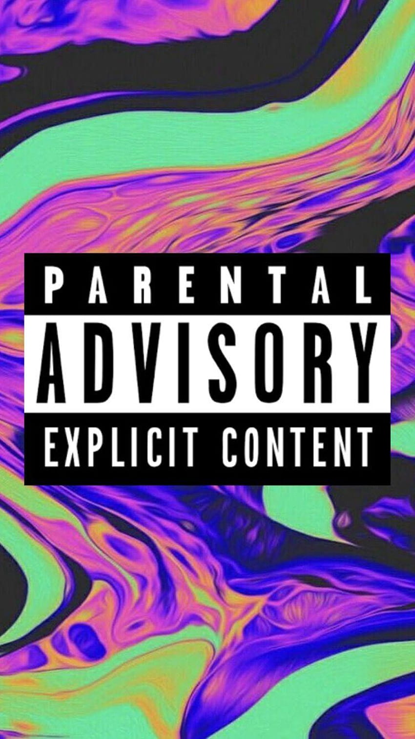 parental advisory explicit content HD phone wallpaper