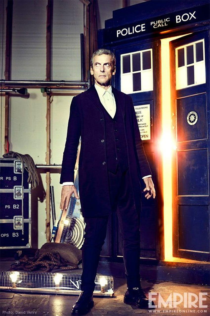 Doctor Who' Season 8: Peter Capaldi looks angry in new TARDIS HD phone wallpaper