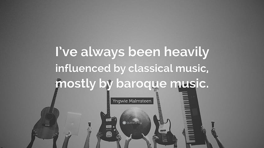 Yngwie Malmsteen Quote: “I've always been heavily influenced by, baroque music HD wallpaper