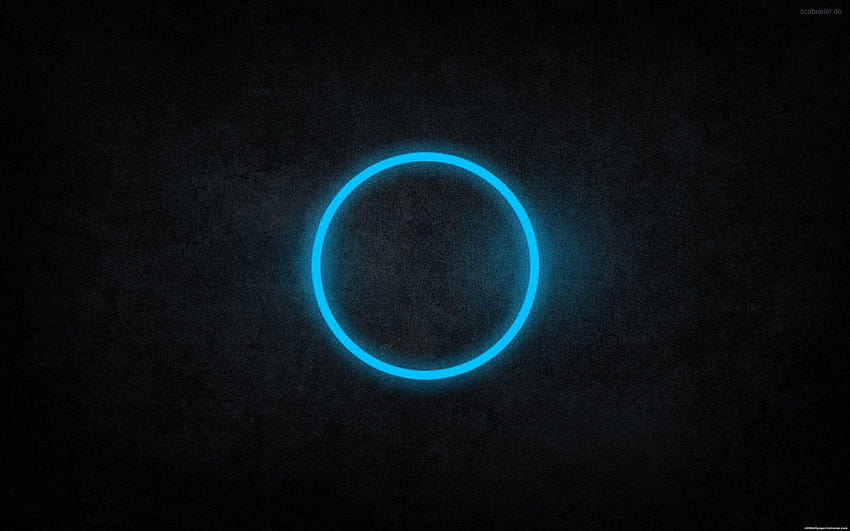 Abstract Backgrounds Black Circle Blues Phone, black and blue background HD wallpaper