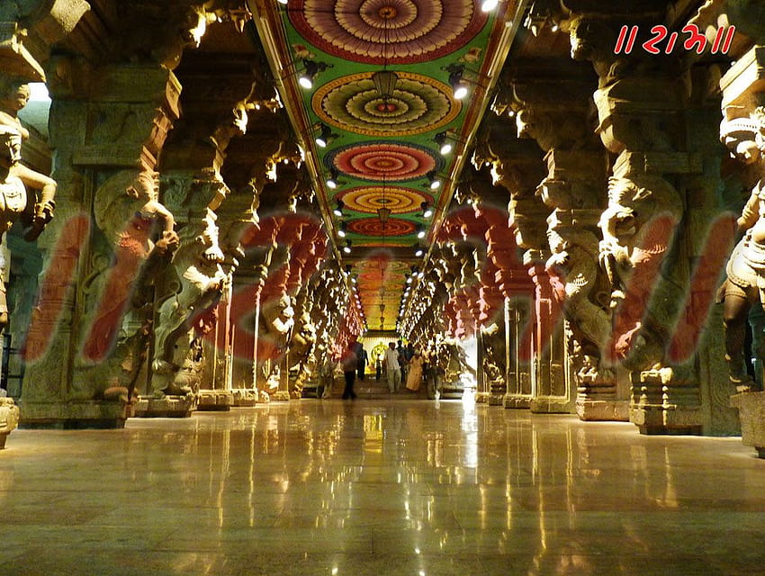 Meenakshi amman tapınağı madurai ve HD duvar kağıdı