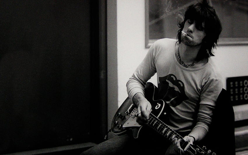 Gitarren Keith Richards Zigaretten Musiker Gitarre, Gitarrist HD-Hintergrundbild