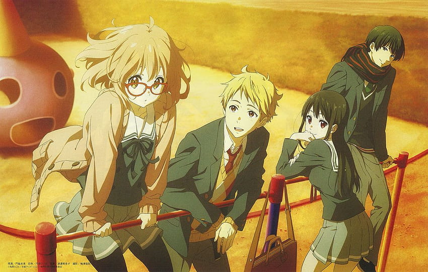 HD wallpaper: Anime, Beyond the Boundary, Akihito Kanbara, Mirai Kuriyama