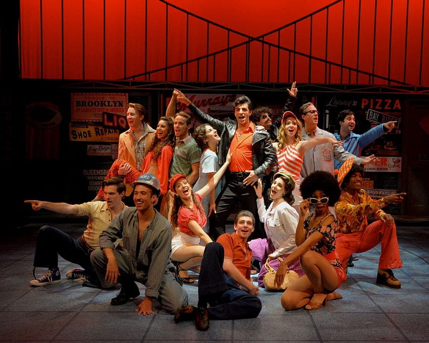 ตัวอย่าง 'Saturday Night Fever' ที่ Westchester Broadway Theatre, Tony Manero และ Stephanie Mangano วอลล์เปเปอร์ HD