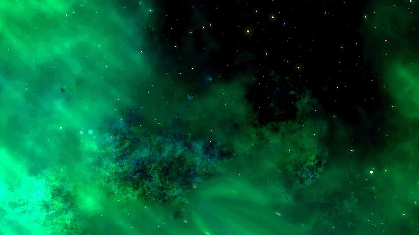 緑の銀河の背景 1920x1080 ...robloxeasyvideo.blogspot 高画質の壁紙