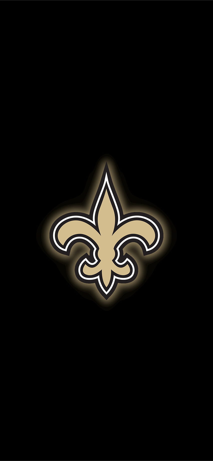 New Orleans Saints iPhone, Saints-Logo HD-Handy-Hintergrundbild