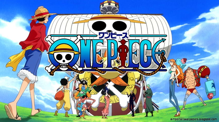 One Piece Thousand Sunny And Team papel de parede HD