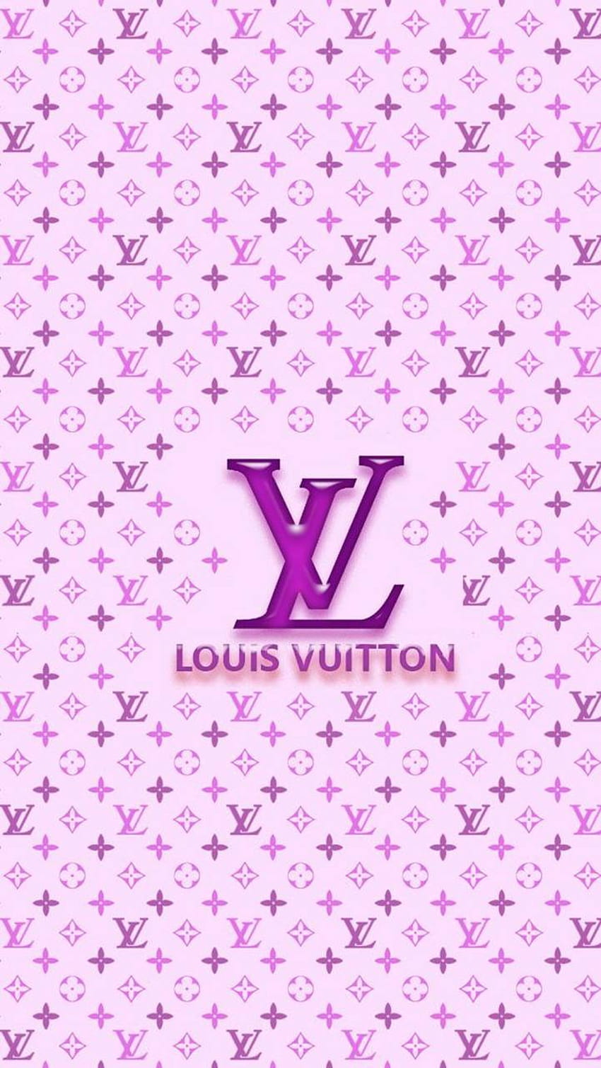 Download Louis Vuitton Logo Pastel Purple Aesthetic VSCO Wallpaper