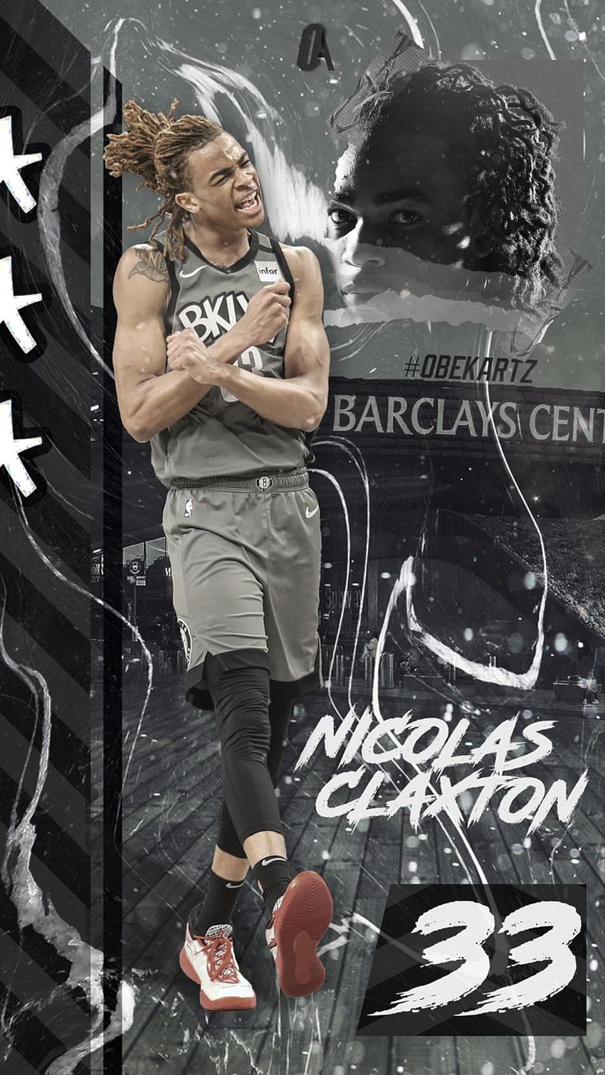 Nicolas Claxton Brooklyn Netze HD-Handy-Hintergrundbild