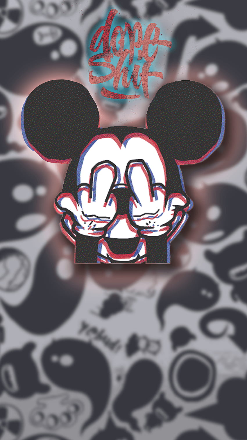 Logotipo do Mickey Mouse Jordan, droga Papel de parede de celular HD