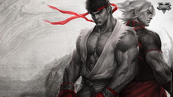 ryu, akuma, and evil ryu (street fighter) drawn by boyaking