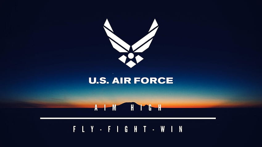 Военновъздушните сили на САЩ, емблеми на военновъздушните сили на САЩ HD тапет