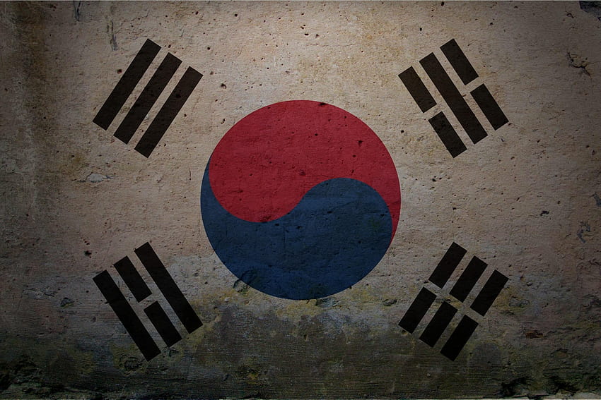 Bandiera coreana, bandiera della corea del sud Sfondo HD