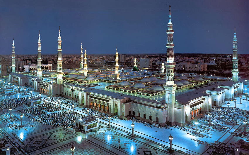 Masjid Terindah Di Dunia Masjid Al Nabawi Medinah, saudi arabia Wallpaper HD