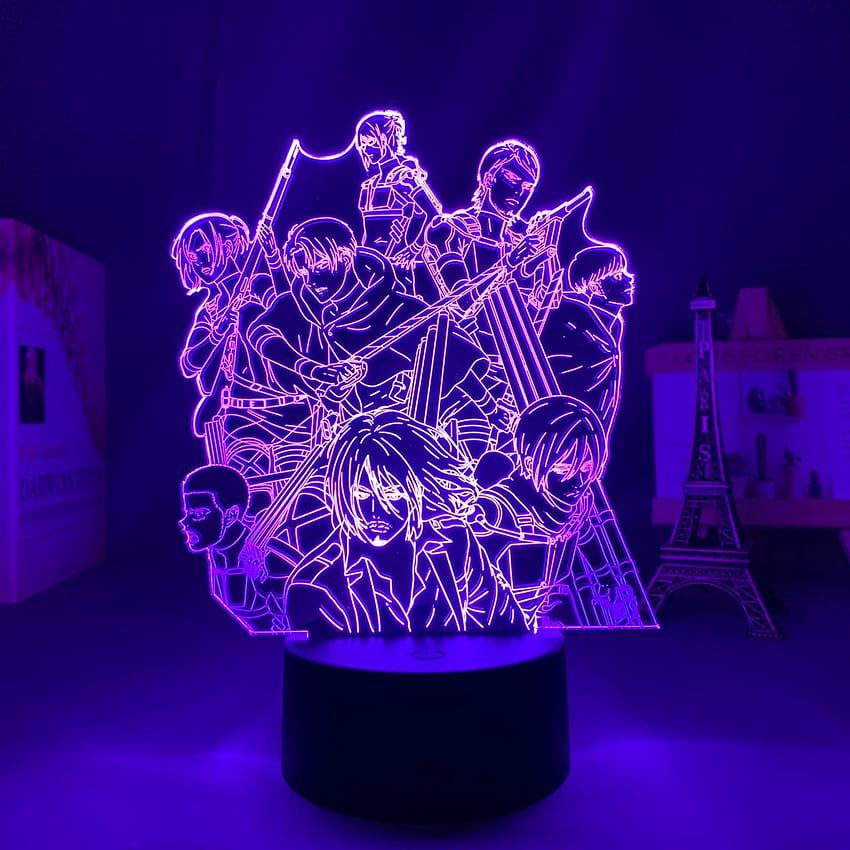 Anime 3D LED Lights  Weeb Stuff  Veilleuse Lamp Led