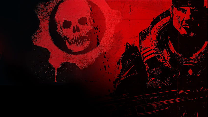 Top 40 Gears Of War-Hintergründe, Beste, rote Ausrüstung HD-Hintergrundbild