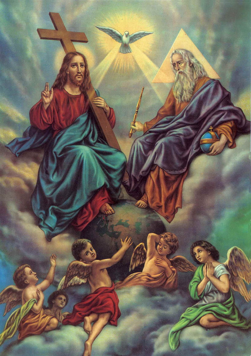 Best 3 Father Son Holy Spirit on Hip, jesuss father wallpaper ponsel HD
