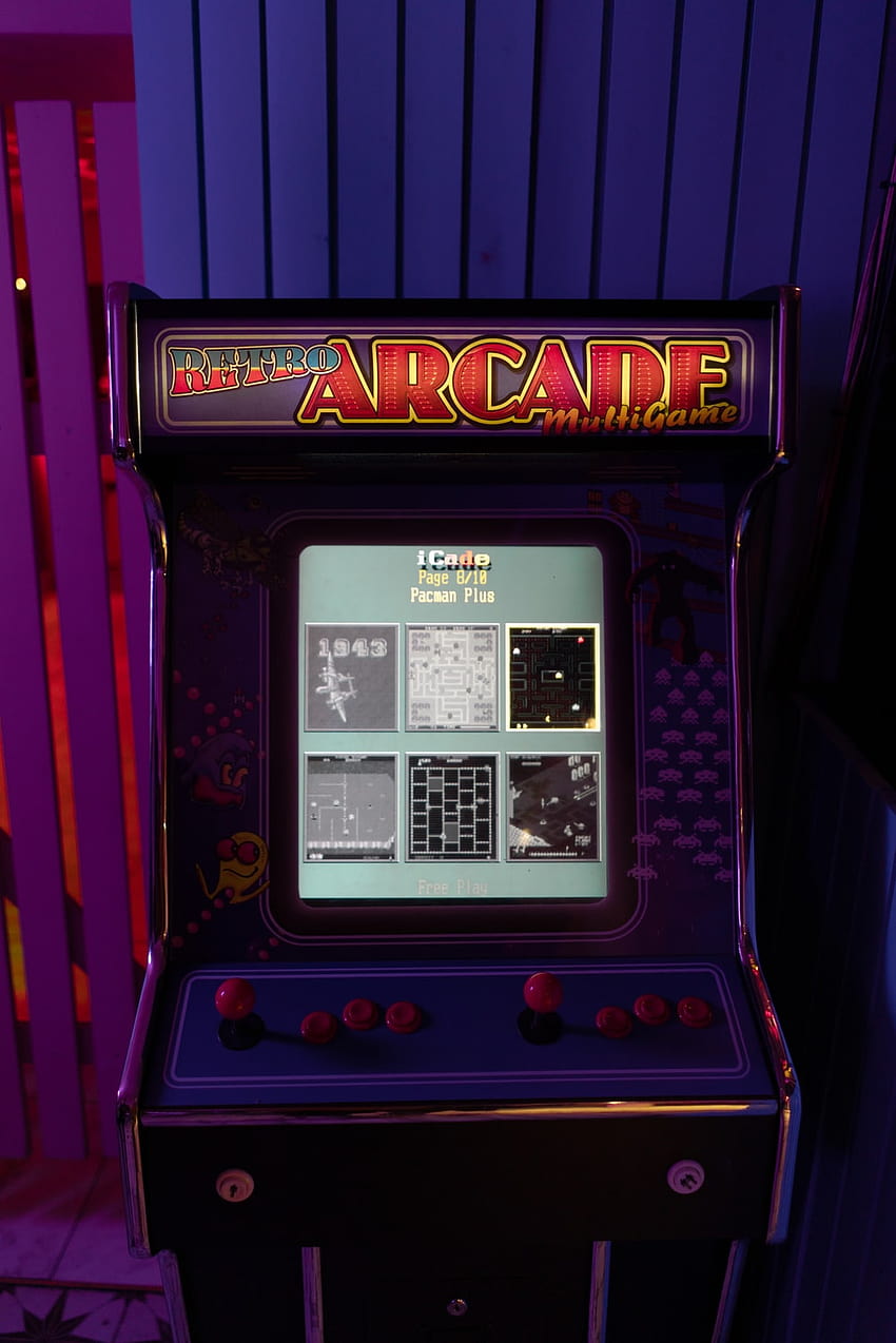 Automat do gier zręcznościowych, automat do gry w pinball Tapeta na telefon HD