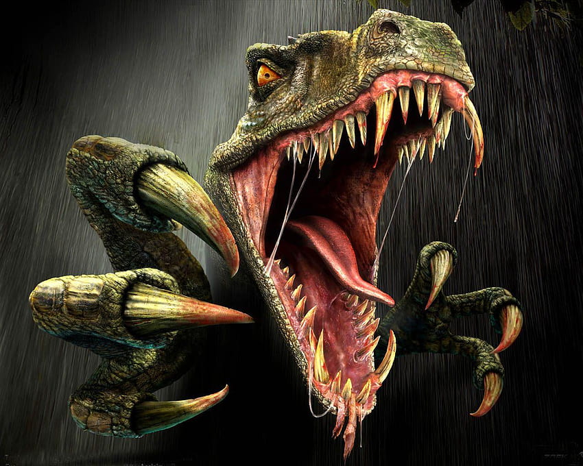 4 Latar Belakang Velociraptor Terbaik di Pinggul, velociraptor biru Wallpaper HD