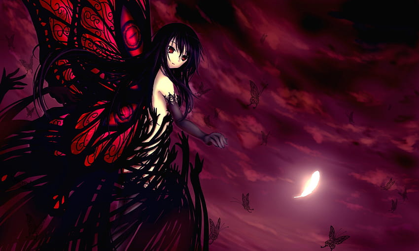 10 ideias de Perfil: anime dark  papel de parede gótico, capas para  tumblr, imagens asas de anjo