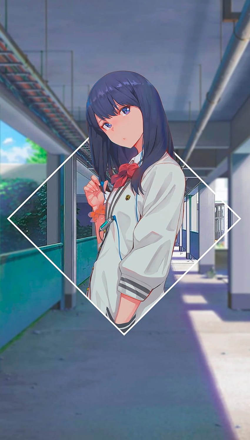 Blue Anime Scenery, dark blue anime HD wallpaper | Pxfuel