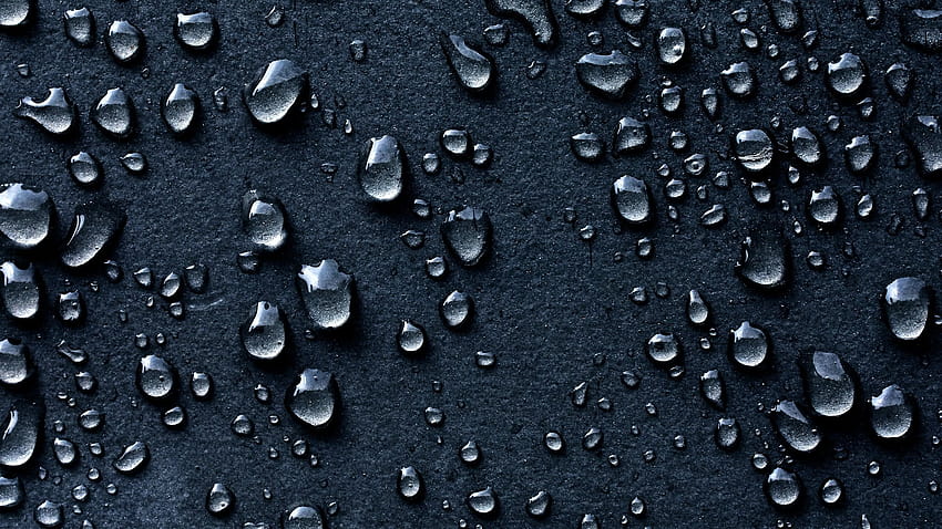 Black 1440p posted by Samantha Mercado, water drops amoled screen HD wallpaper