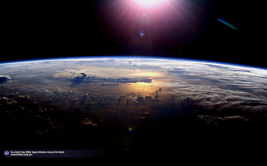 NASA-Erde, Weltraumwelt HD-Hintergrundbild