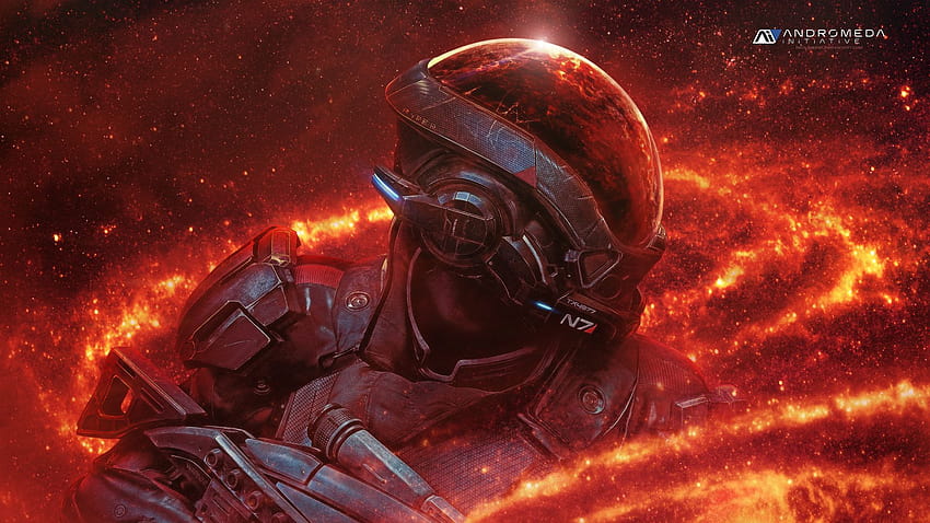 Mass Effect: Andromeda, Ryder N7, , Background, 5bcv D HD wallpaper