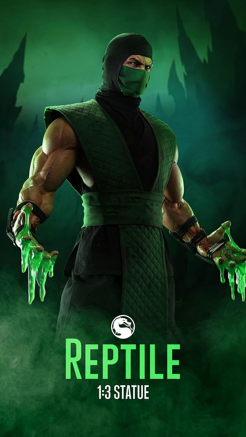 Reptile est unique dans la franchise Mortal Kombat car il ne se bat pas pour le pouvoir. Il a l'air…, affiches de Mortal Kombat 2021 Fond d'écran de téléphone HD