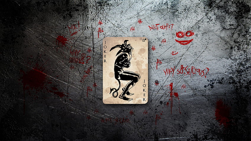 Joker Card Logo, dc android HD wallpaper