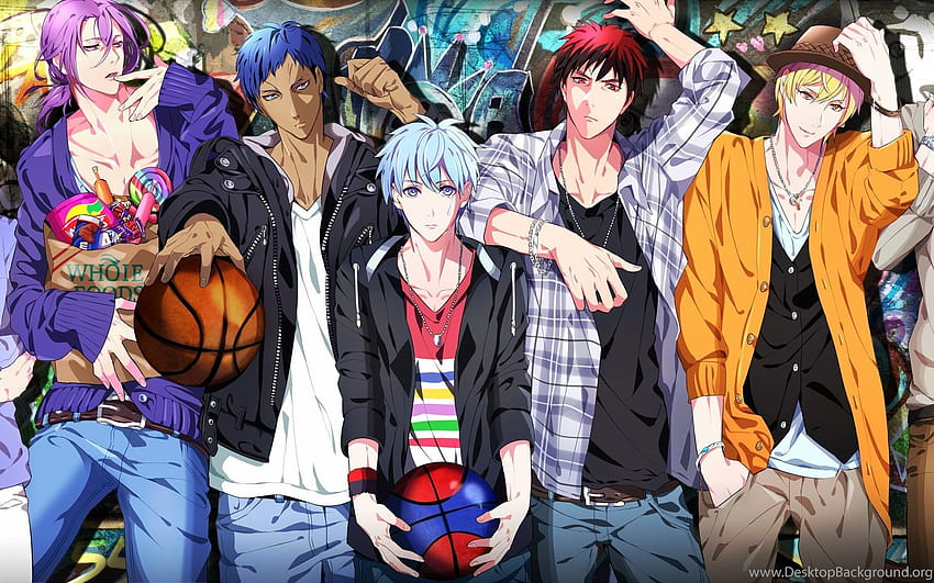 Anime Character Series Bleach Cool Boys Moon Group, 애니메이션 소년 그룹 HD 월페이퍼