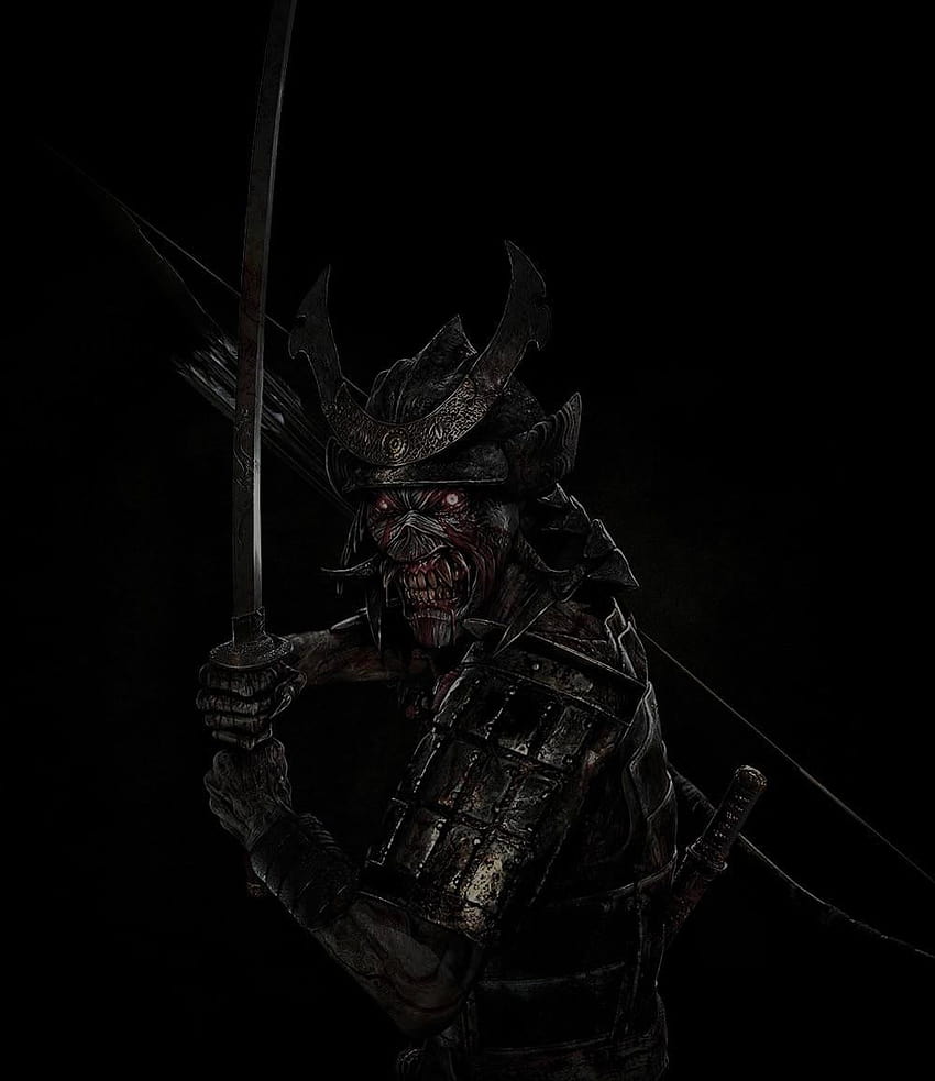 Ich fand die höchstmögliche Qualität für einen Samurai Eddie: Ironmaiden, Iron Maiden Senjutsu HD-Handy-Hintergrundbild